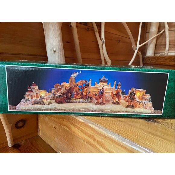 VTG One Piece Bethlehem Manger Nativity Scene - Picture 1 of 8